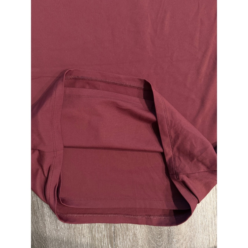 Aritzia strapless contour tube dress long burgundy double lined size M - Picture 8 of 10